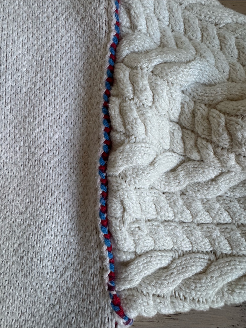 Maeve by Anthropologie Graphic Cable-Knit Sweater Seaside Nantucket Sz:S - Picture 12 of 14